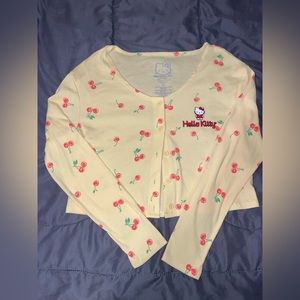 Hello Kitty Sanrio Cherry Long Sleeve Shirt